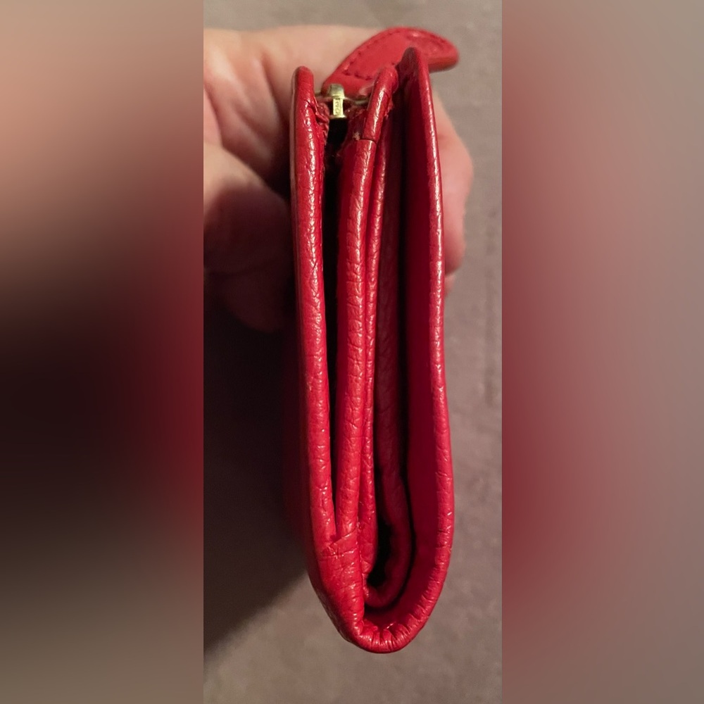 Timberland Bold Red Leather Wallet - Picture 6 of 11